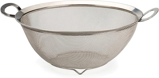 RSVP International Endurance Kitchen Collection Stainless Steel Mesh Strainer, 4 Quart