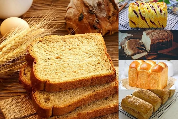 Walooza Mini Loaf Pan, 6x3 Inch Nonstick Bread Pans for Baking, Oven & Air Fryer Safe Small Banana Bread & Meatloaf Pan, Carbon Steel Baking Tins for Homemade Bread (Mini Loaf Pan(3-pack))