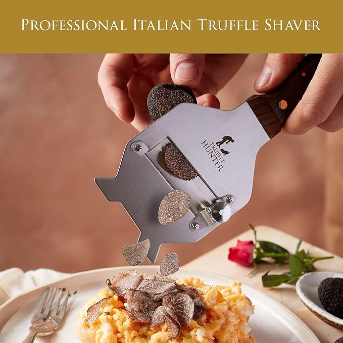 TruffleHunter - Professional Truffle Shaver - Stainless Steel Adjustable Mandoline Slicer