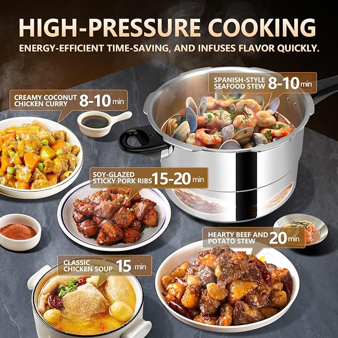 pressure cooker 12 quart, olla de presion,All Stovetops Induction Compatible Thickened mini Pressure Cooker with Spring ollas de presión para cocinar pressure cooker 12+ quart large