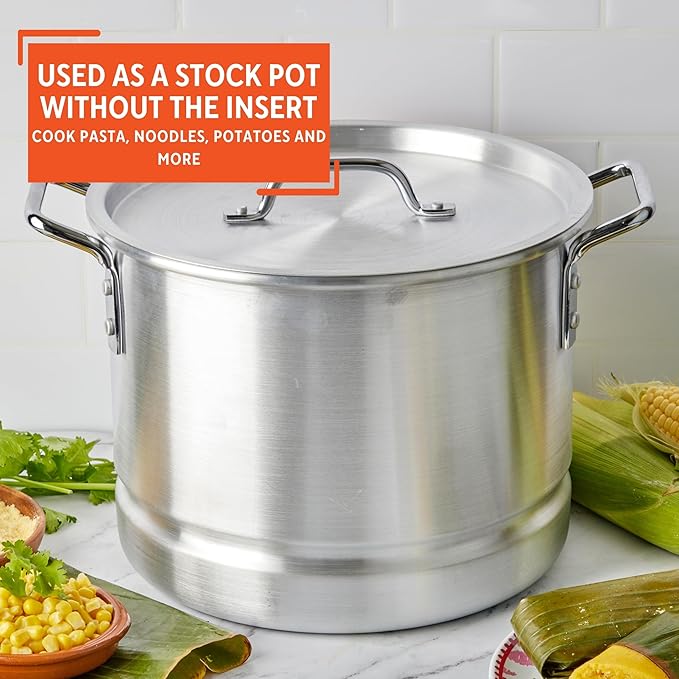 IMUSA 24qt Aluminum Steamer