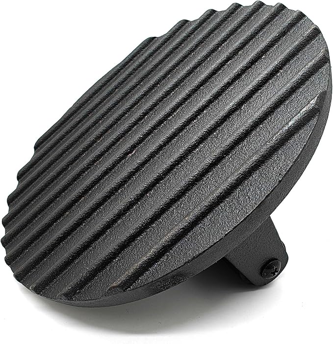 BEST DAD EVER Heavy Duty Cast Iron Grill Press Burger Press Bacon Press Barbecue Press Meat Press Burger Smasher Griddle Press Round Garlic Press with Anti Scalding Wooden Handle Gifts for Dad(7”)