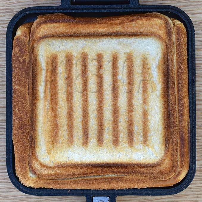 Fuji Horo Non-Stick Hot Sand Maker, Direct Fire Type, Lightweight, Striped