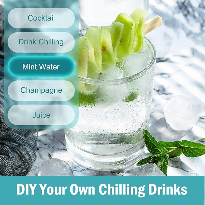 Ice Cube Trays for Freezer Ice tray - Easy to Release Silicone Ice Trays with Spill-Resistant Lids, Reusable Ice Cubes,Stackable and BPA-Free, Perfect for Cocktails, Baby Food, and Iced Coffee