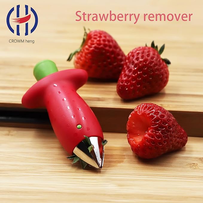 Remover, tomato corer, strawberry remover, kitchen tool tweezers, fruit clip, suitable for fruits and vegetables, suitable for strawberries, pineapples, tomatoes, fruits,