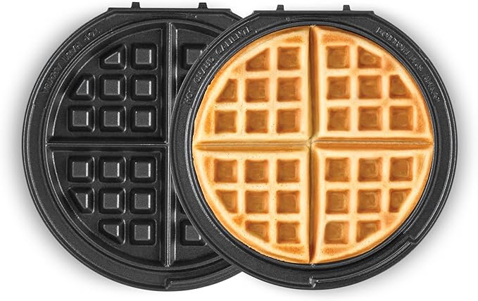 DASH Removable Waffle Plates (Removable 8" Waffle Plate 2 Pack for the MultiMaker® Treat Maker System)
