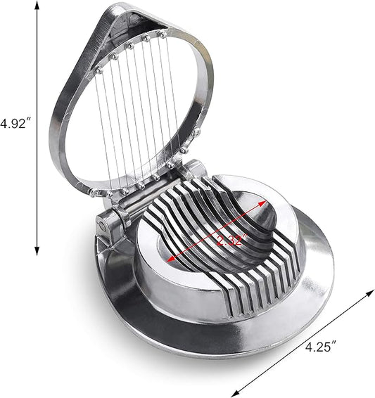 New Star Foodservice 36459 Commercial Grade Aluminum Egg Slicer, Mushroom Slicer with Stainless Steel Wire (Hand Wash Only)