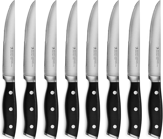 Henckels Forged Accent 20 Piece Self Sharpening Knife Block Set - Black Handles