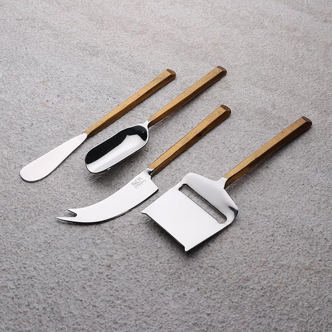 INOX artisans Plateau Cheese Tools 4 Pc. Set