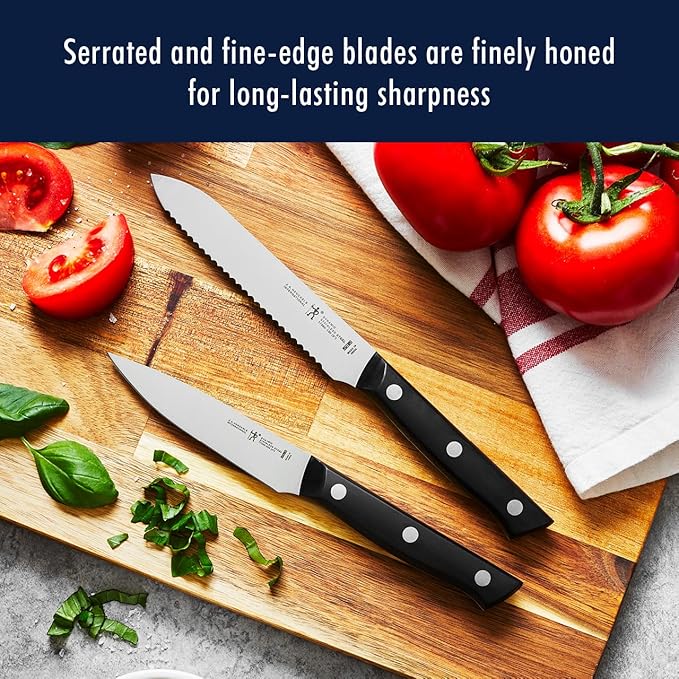 HENCKELS Dynamic Razor-Sharp 12-Piece Knife Set, Chef Knife, Bread Knife, Steak Knife, German Engineered Informed by 100+ Years of Mastery