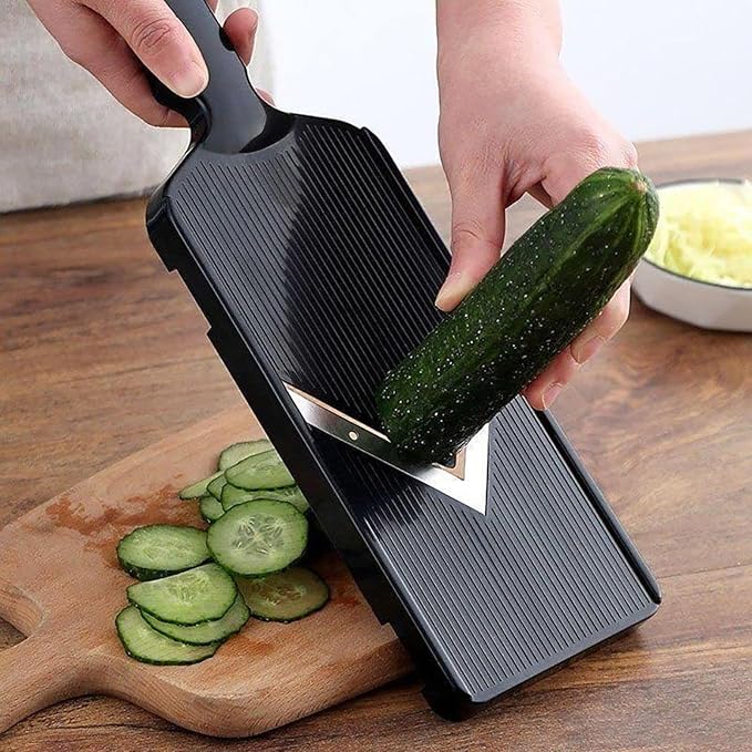 Generic Cabbage Slicer,Large Cabbage SlicerFluffy Shop Finish,for Ultra-Thin Julienne in Time,Adjustable Mandoline Food Slicer for Kitchen Wide with Safety Holder (small), Yeuiba06