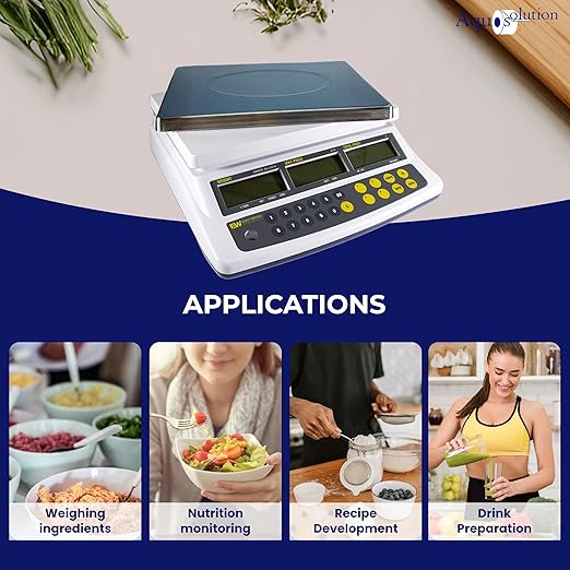 Aquos Price Computing Scale – CK Series Class III NTEP Legal for Trade | Commercial Food Scale with Rechargeable Battery | Digital Kitchen Scale with Stainless Steel Platter & LCD Display (30 lbs)