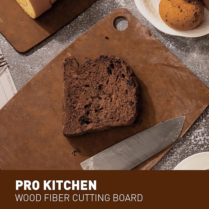 Cutting Board,14.4 x 10.8 inches, Brown