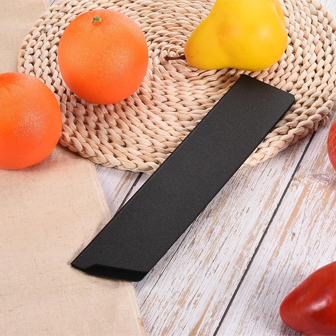 PATIKIL ABS Knife Cover Sleeves for 10" Kitchen Knife, 2 Pack Knives Edge Guard Blade Protector Universal Knife Sheath for Home Kitchen, Black