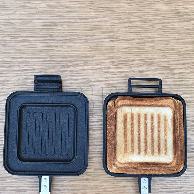 Fuji Horo Non-Stick Hot Sand Maker, Direct Fire Type, Lightweight, Striped