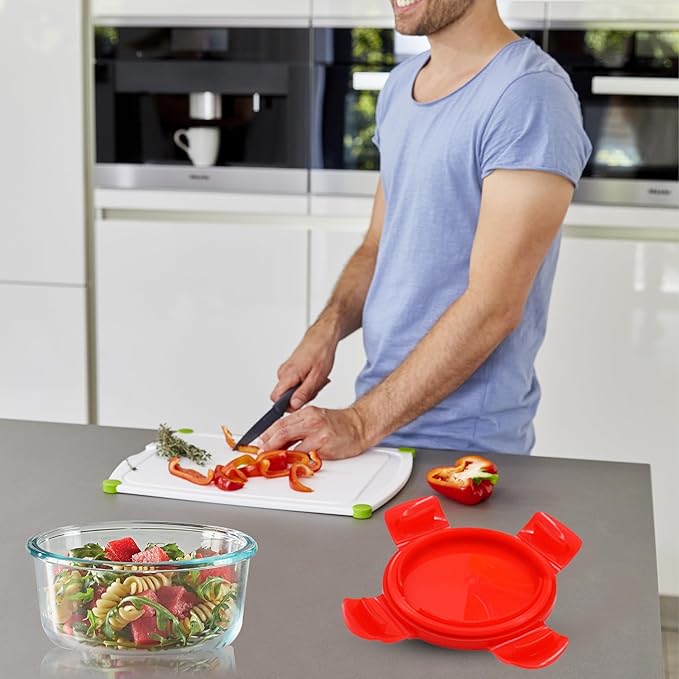 ARSUK 7oz Glass Food Storage Containers with Airtight BPA-Free Lids 6 Pack, 1 Cup Small Glass Freezer Containers for Sauce, Sides, Meal Prep - Reusable & Dishwasher Microwave Fridge Freezer Safe