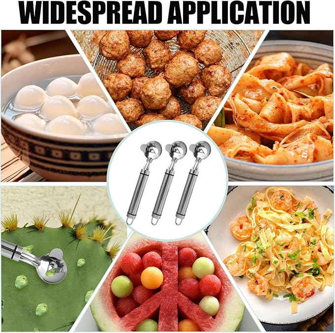 6 Pcs Cactus Peeler Spoon, Upgraded Safe 304 Stainless Steel Nopales Peeler, Multi-Function Cactus Peeling Tool, Chinese Noodle Tools for Kitchen Gadgets Accessory and Home and Restaurant