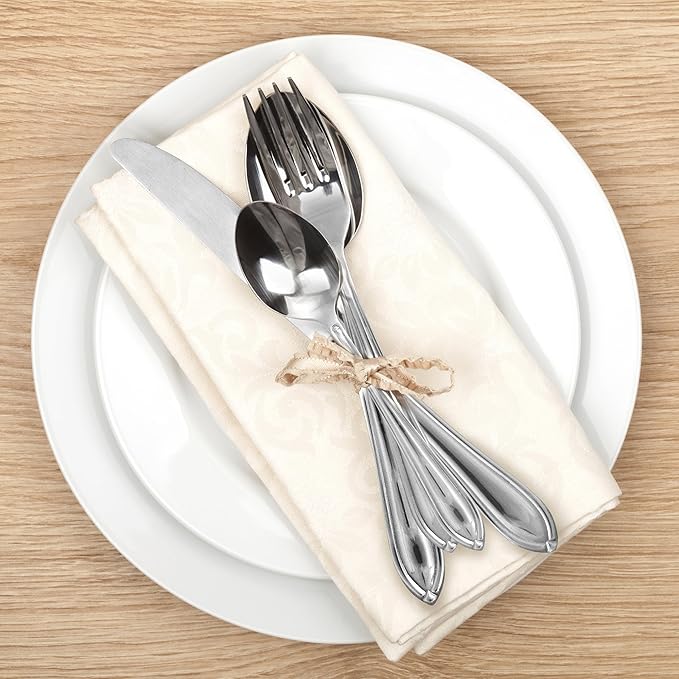 Hampton Forge Ginger 4 Pc Dinner Spoons, 0.35 LB, Metallic