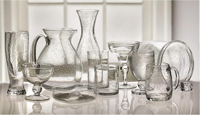 tag Bubble Clear Glass Iced Tea Goblet 22 oz. Clear