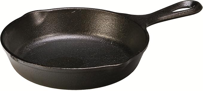 Lodge H3SK Heat Enhanced and Seasoned Cast Iron Skillet, 6.5-Inch