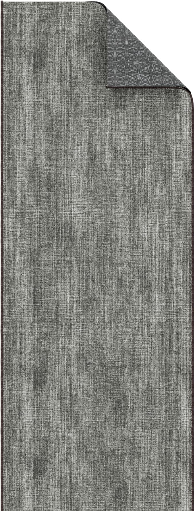 Ottomanson 3-Piece Kitchen Rug Set - Non Slip Runner & Washable Mat - 1'11" x 3' + 1'11" x 4' + 1'11"' x 5' - Durable, Stain Resistant for Entryway, Bedroom and Bathroom, Solid Brown