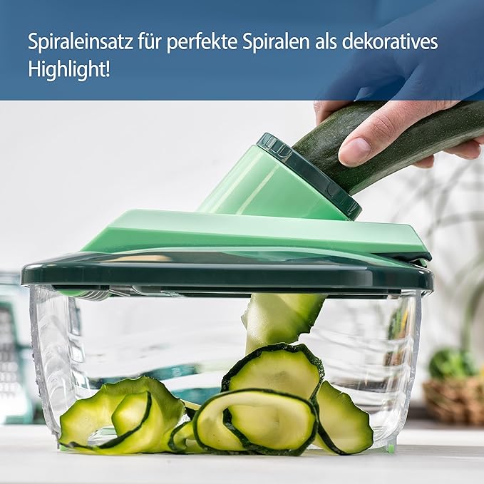 Mandoline Slicer with Cut-Resistant Gloves and Blade Guard – Adjustable Mandolin Vegetable Slicer and French Fry Cutter, Food Slicer, Vegetable Julienne – Thick Sharp Stainless Steel Blades (Black)