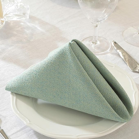 Cloth Napkins Set of 12 Reusable,UWWGKK 17x17 Inch Napkins Cloth Washable for Dinner, Restaurant,Wedding,Hotel