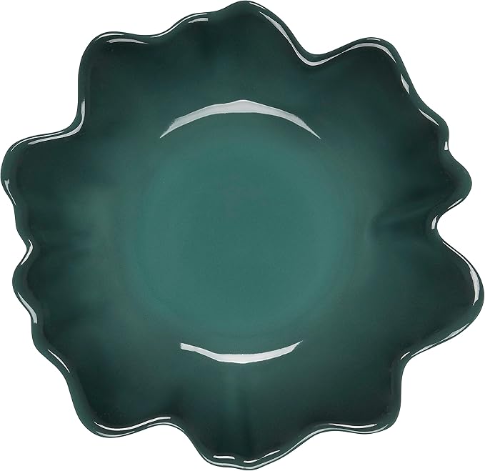 Le Creuset Stoneware Iris Serving Bowl, 15", Artichaut