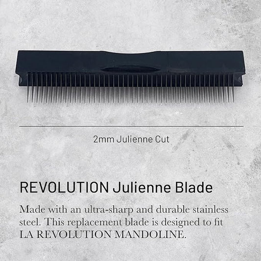 de Buyer REVOLUTION Julienne Blade - 2 mm - Ultra-Sharp Stainless Steel Replacement Blade - Designed for LA MANDOLINE REVOLUTION - Made in France