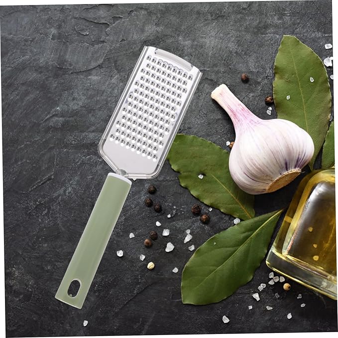 Cabilock Stainless Steel Multi Function Garlic Zester Mincer Kitchen Tool for Easy Grating of Garlic Ginger and Cheese Efficient Easy to Clean for Home Cooking