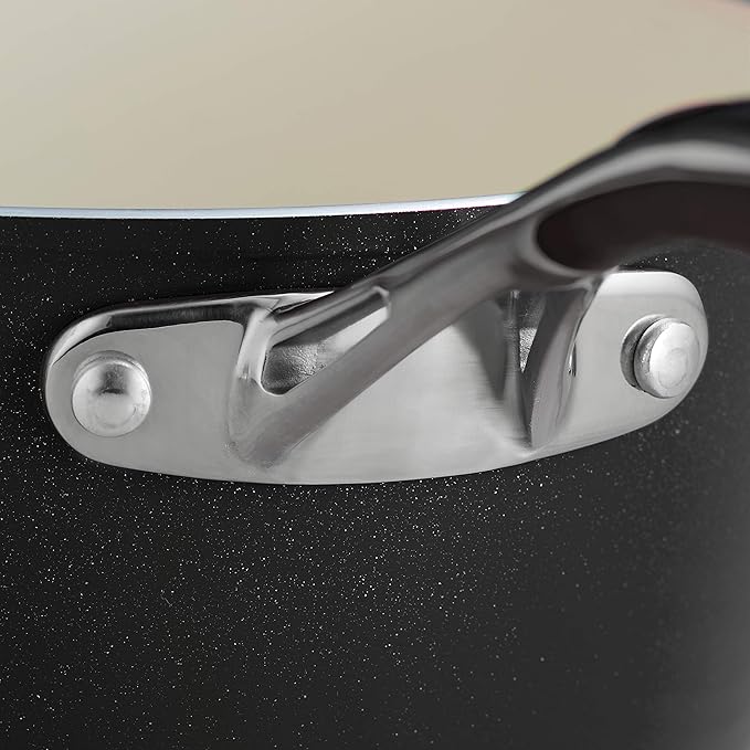 Tramontina Ceramica Deluxe 8-Inch Frying Pan, Ceramic Non Stick Small Skillet, Oven-Safe, Metallic Black