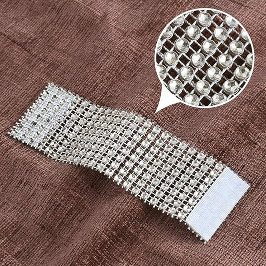 Accmor 50pcs Napkin Rings, Silver Napkin Rings Buckles for Table Decorations, Wedding, Dinner, Party, DIY Decoration