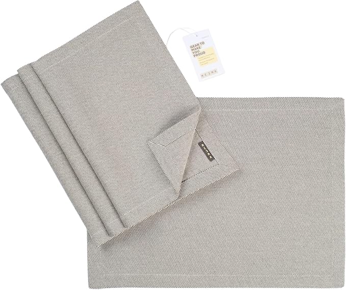 MEEMA Table Cloth Placemats Set of 4 | Washable Kitchen Mat with Pocket | Upcycled, Denim & Durable Cotton Fabric Table Mats for Home and Kitchen Decor| 14 x 20 in