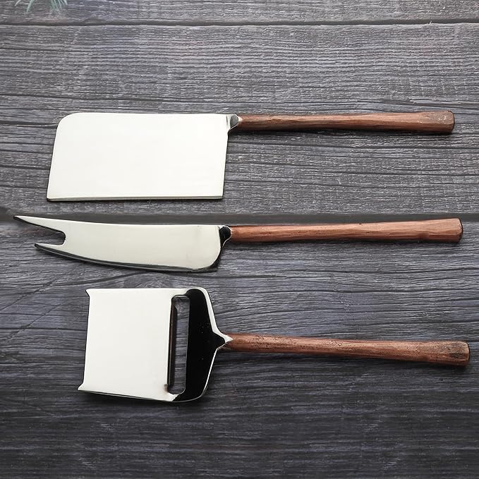 INOX artisans Medicki Cheese Knife 3 Pc. Set
