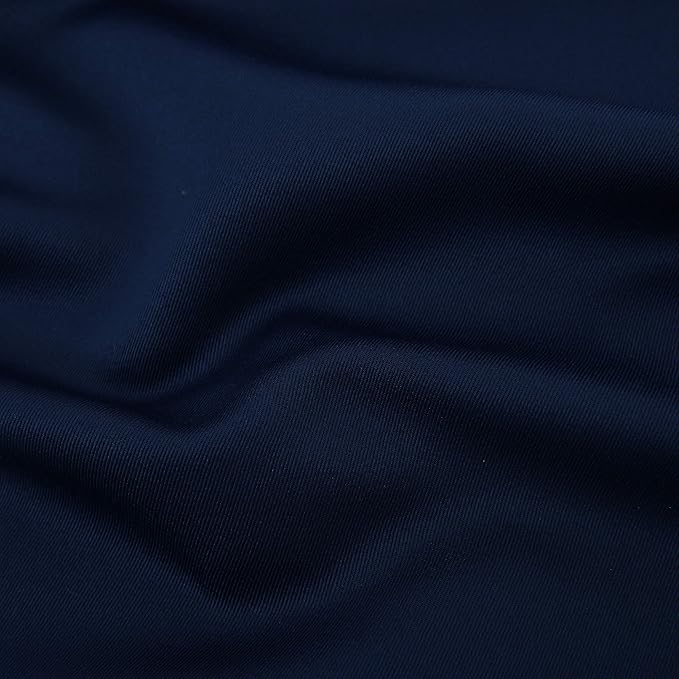 Obstal 210GSM Rectangle Table Cloth, Water Resistance Microfiber Tablecloth, Decorative Fabric Table Cover for Outdoor and Indoor Use (Navy Blue,60 x 60 Inch)