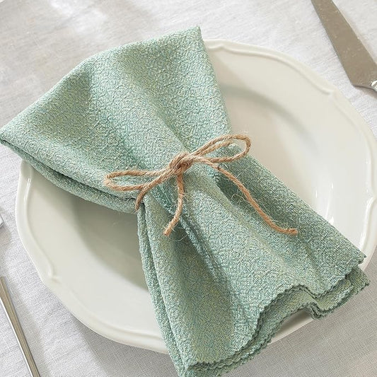 Cloth Napkins Set of 6 Reusable,UWWGKK 17x17 Inch Napkins Cloth Washable for Dinner, Restaurant,Wedding,Hotel