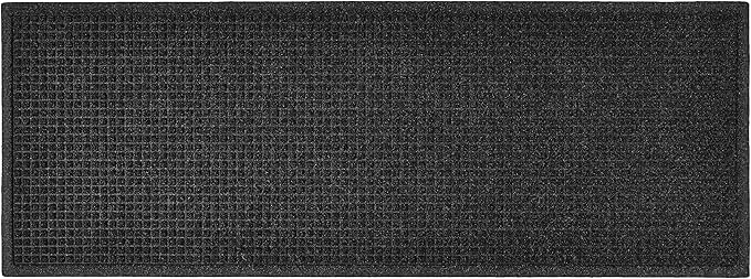 Hudson Exchange (22"x60", Charcoal) Waterhog Fashion Runner Floor Mat