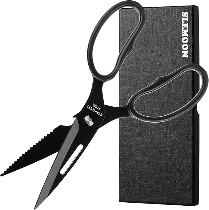 Heavy Duty Poultry Shears That Come Apart, All Purpose Kitchen Shears for Food,3Cr14 Fully Forged Stainless Steel Sharp Blades for Chicken,Meat,Seafood,Herbs Kitchen Scissors