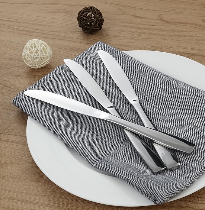 16-Piece Stainless Steel Dinner Knives Set