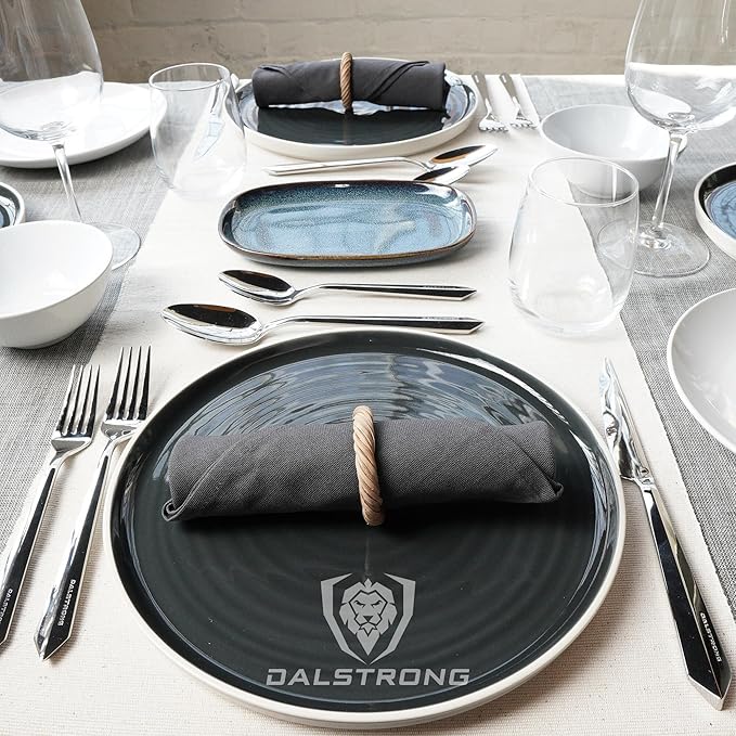 Dalstrong Flatware Cutlery Set - 20 Piece - Silverware Dinner Knife, Dinner Fork, Dinner Spoon, Dessert Fork, Dessert Spoon - High-Carbon Stainless Steel - Service for 4 - Table Dinner Set - Gift