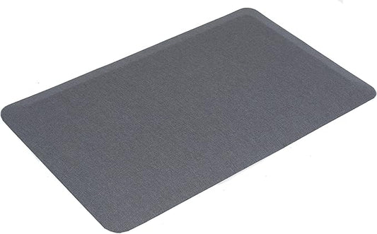Internet's Best 32-Inch-by-20.5-Inch Anti Fatigue Cushioned Non-Slip Ergonomic Waterproof Floor Mat, Grey