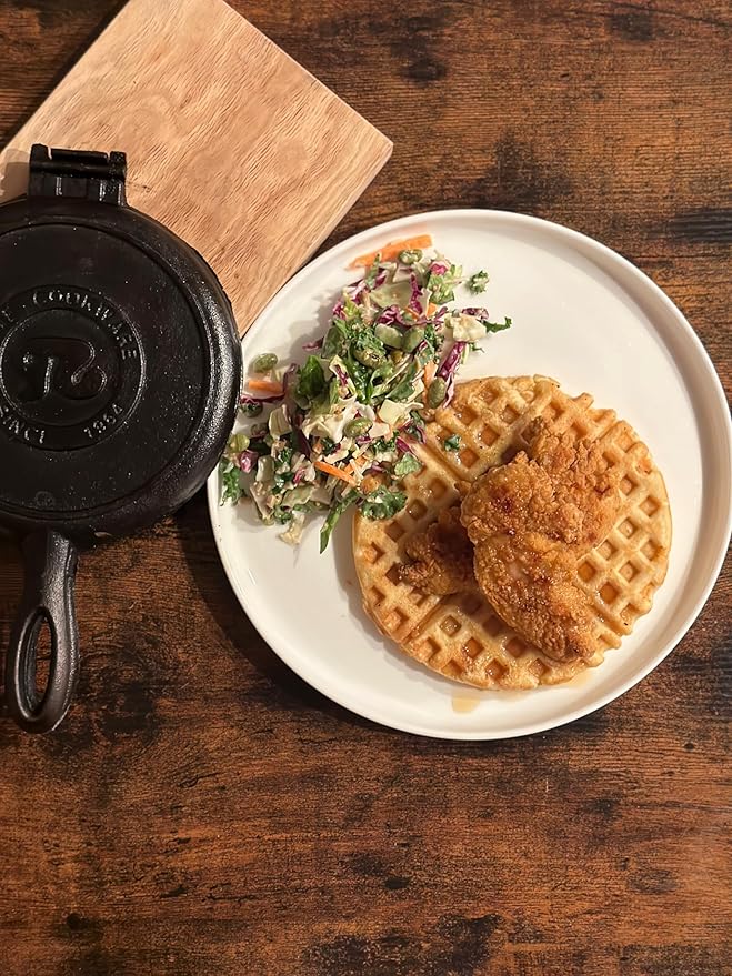 Rome's #1100 Old Fashioned Waffle Iron, Cast Iron