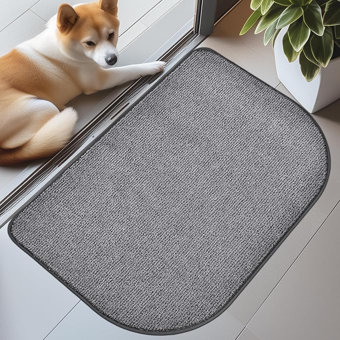 Washable Kitchen Rug 24" x 35.5" / 60cm x 90cm, Non Slip Kitchen Mat for Floor, Absorbent Indoor Throw Rug for Laundry, Bathroom, Bedroom, Door