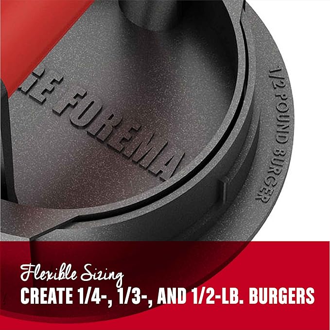 George Foreman Grills Adjustable Burger Press, GFA0004CBPR