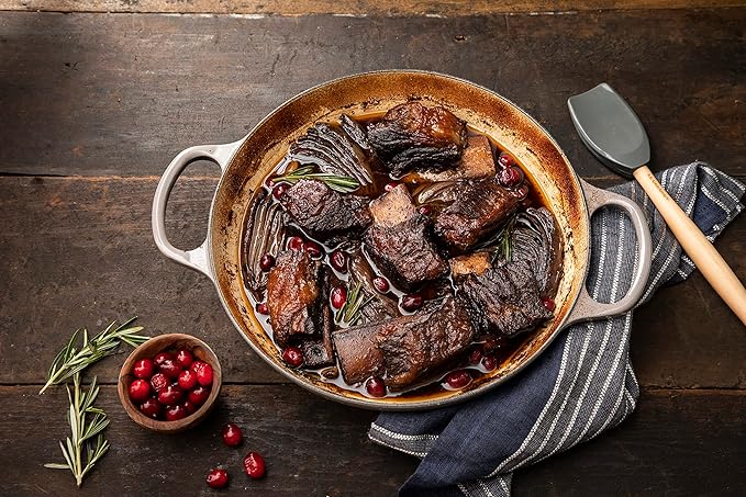 Le Creuset Enameled Cast Iron Signature Braiser, 3.5 qt., Oyster