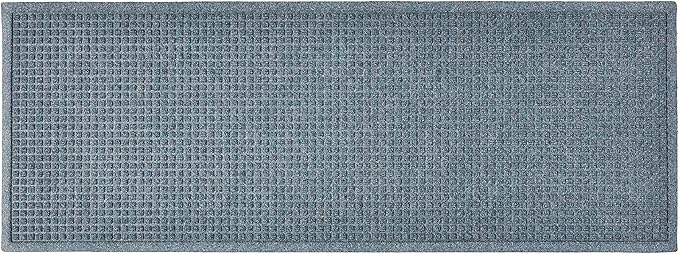 Hudson Exchange (22"x60", Bluestone) Waterhog Fashion Runner Floor Mat