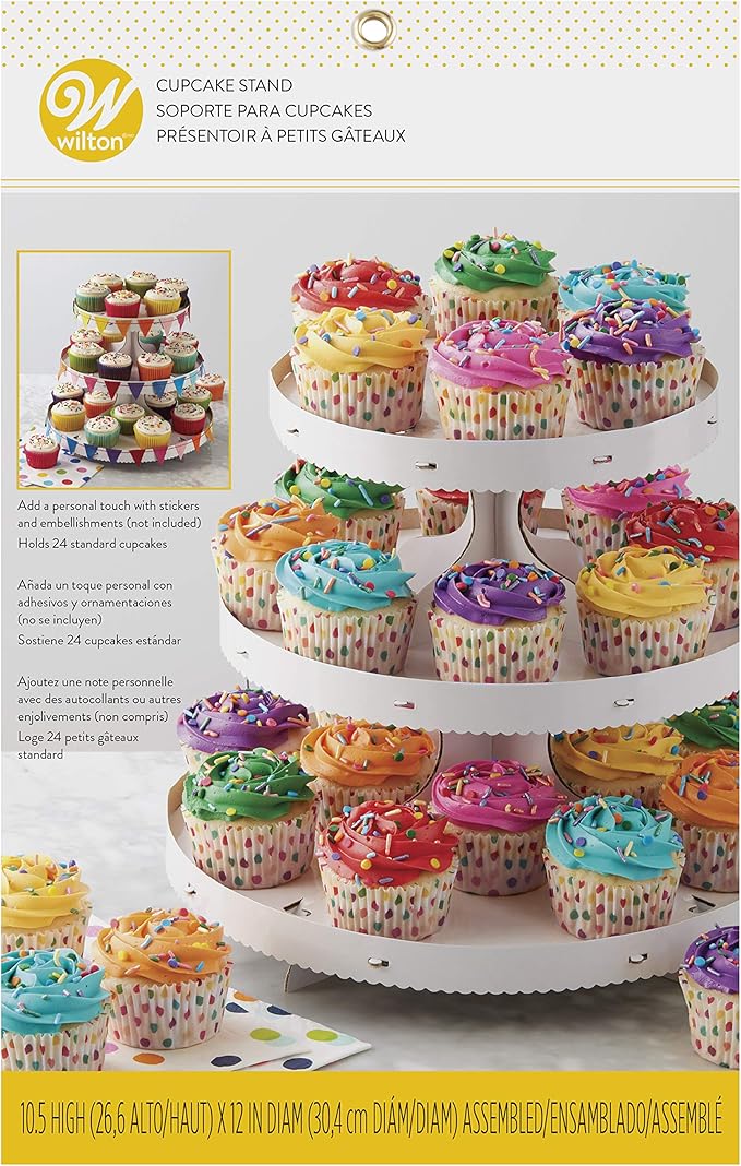 Wilton Cupcake 3-Tier Stand, White