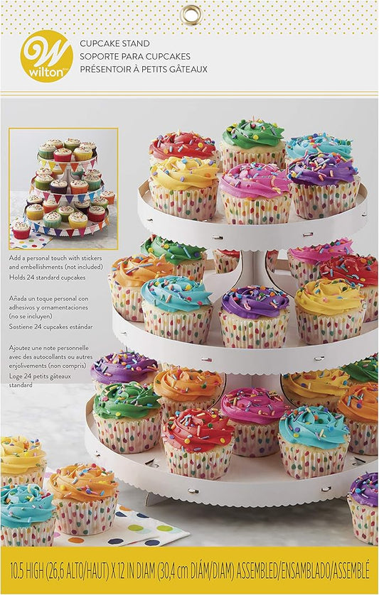 Wilton Cupcake 3-Tier Stand, White