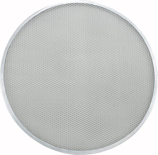 Winco Aluminum Winware 20-Inch Seamless Pizza Screen, 20 Inch, APZS-20