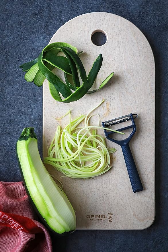 Opinel Les Essentials+ No. 315 Peeler, Corrosion Resistant + Dishwasher Safe, Made in France (Blue)